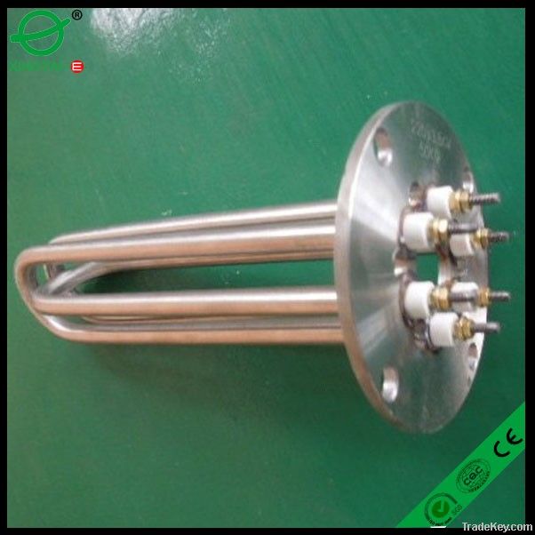 round flange immersion heater