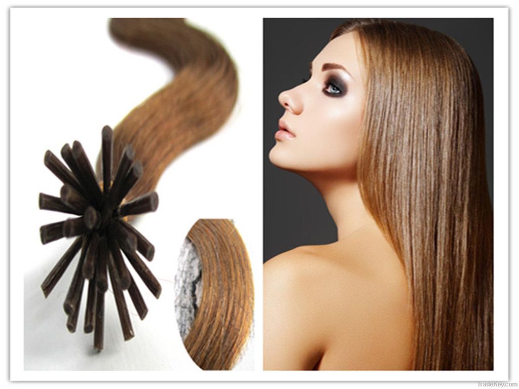 Top Quality Stick I Tip Hair Pre-Bonded Human hair Extension