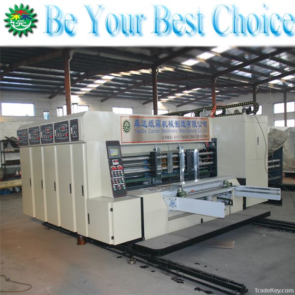 Sale high speed printing slotting and die cutting machine