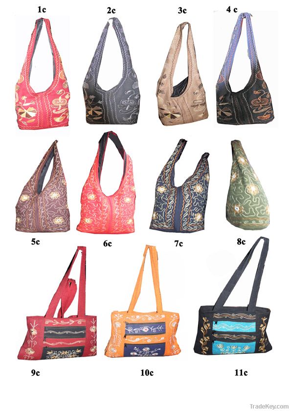 Embroidered Cotton Bags