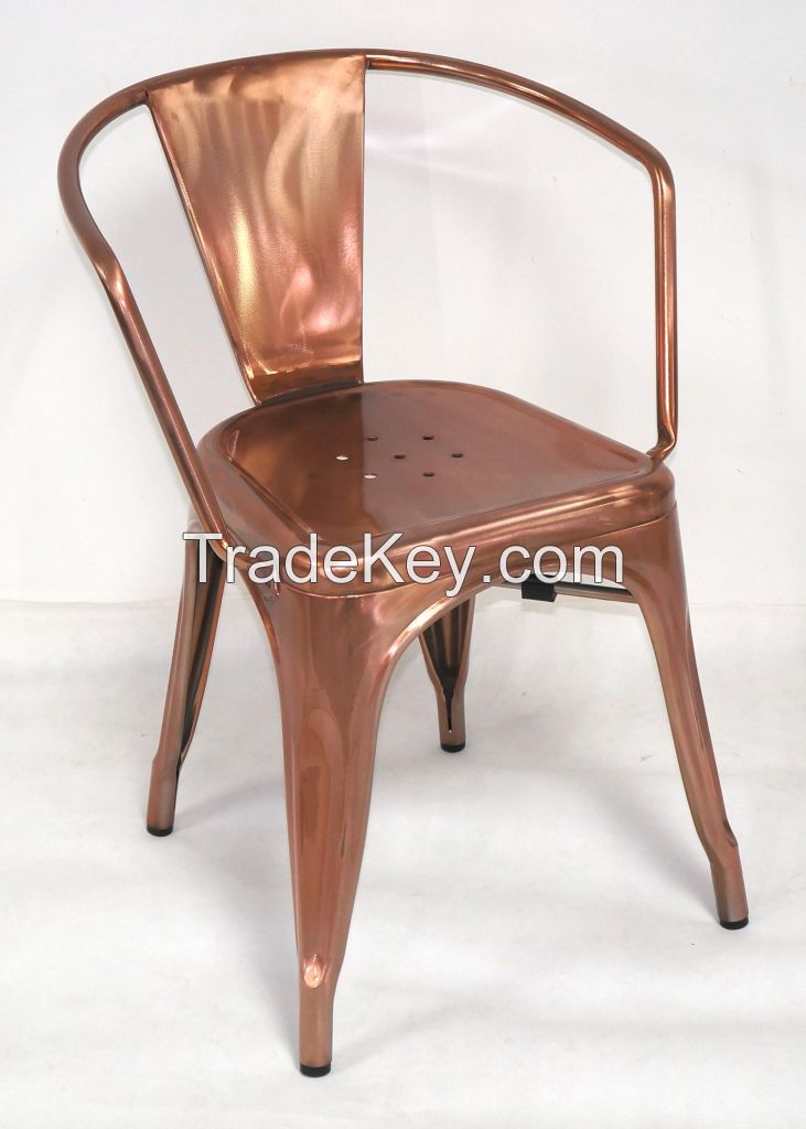 TW8002(Copper) Outdoor Metal Tolix Armchair