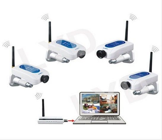 2.4Ghz Wifi Digital Wireless CCTV Camera System