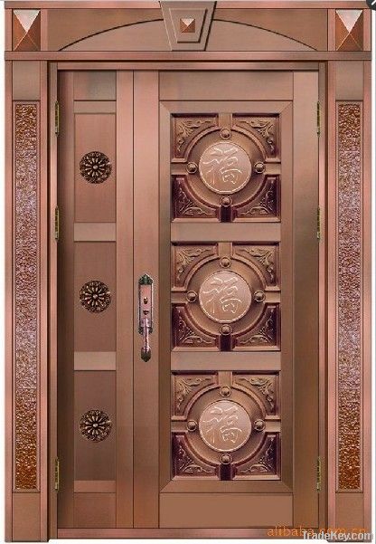 Finished Copper Door