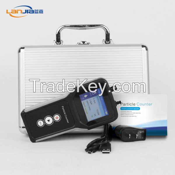 Best laser sensor 2 in 1 channel handheld particle counter