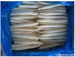 Frozen white asparagus