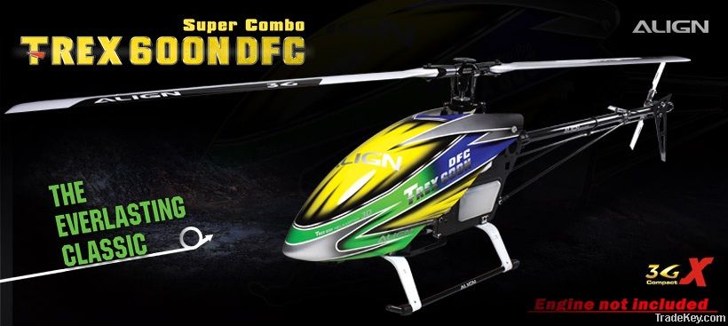 ALIGN T-REX 600 Nitro DFC Super Combo Helicopters RH60N01XW