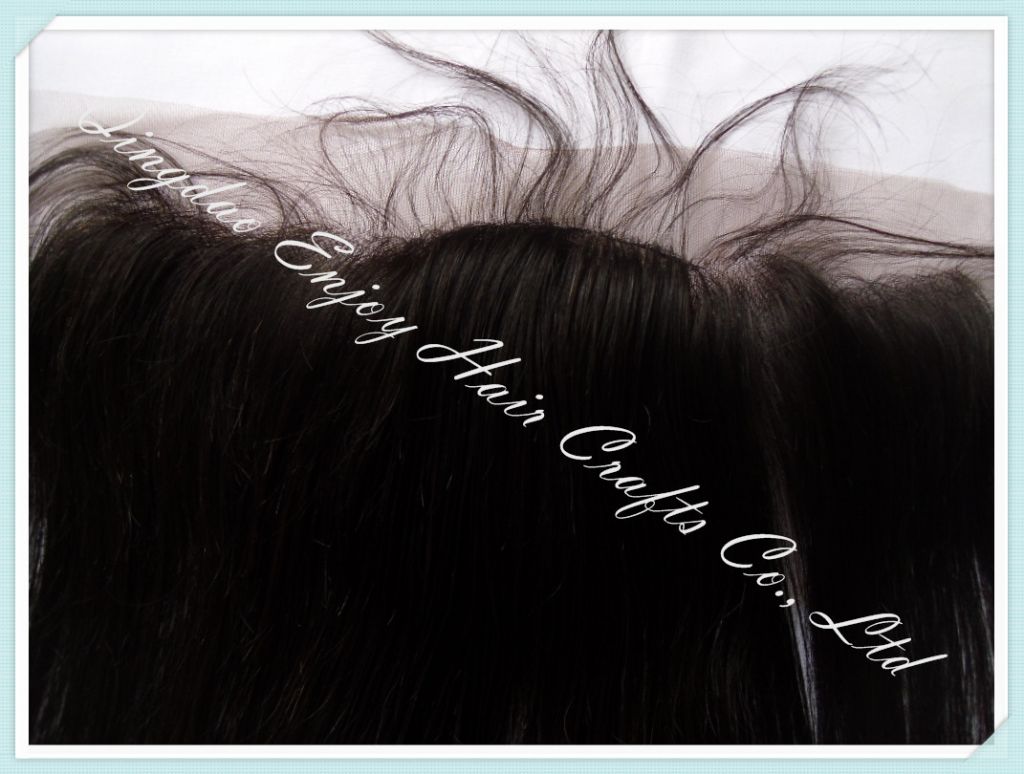 wholesale brazilian virgin hair 13x4 silk lace frontal hair extension straight and free part