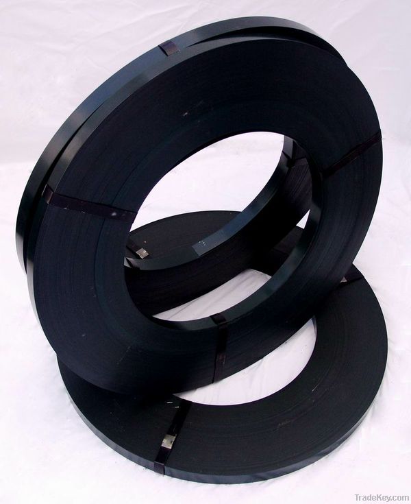 black painted high tensile strength steel packing  strapping