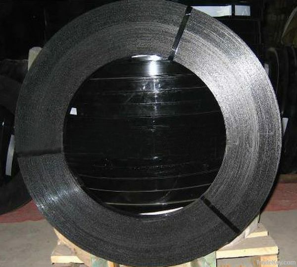 black painted high tensile strength steel packing  strapping