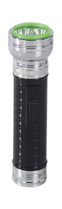 Steel/Metal LED Flashlight/Torch Light FT2DE17