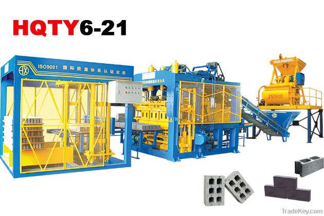 HQTY6-21 fully-automatic block making machine line