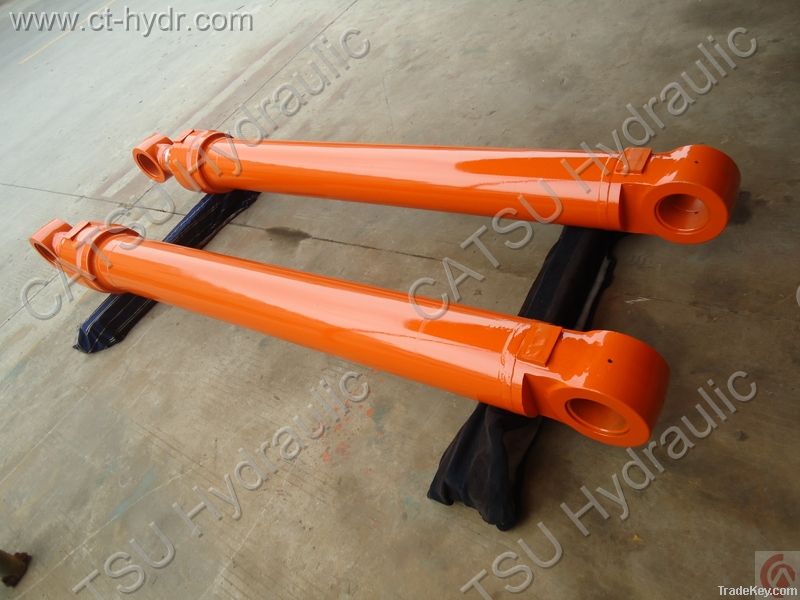 double acting piston type hydraulic cylinder