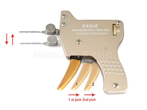 New type Semi-automatic mechanical lock guns