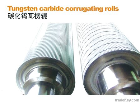 48CrMo/Tungsten Carbide Corrugator corrugated roller Roll