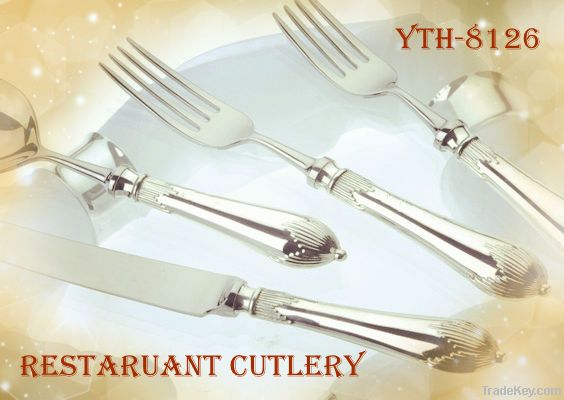 Elegant 24pcs Flatware Stainless Steel Cutlery For Hotel Use