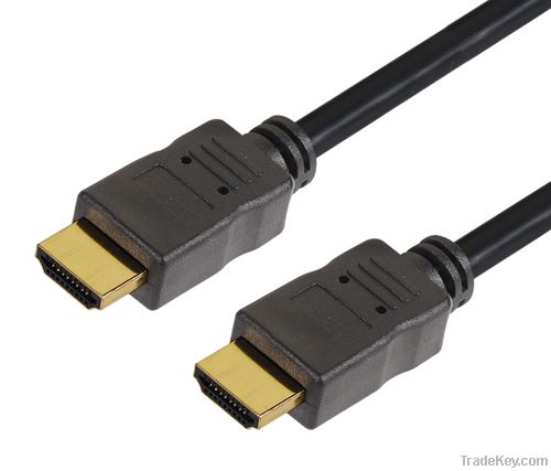 HDMI&Atilde;&Acirc;&reg; Cable, Molding, Nickel or Gold-plated Connector