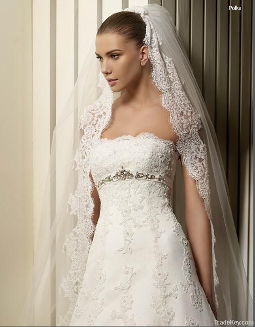 professional factory of custom lace wedding dress