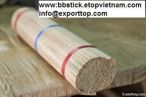 Round bamboo sticks