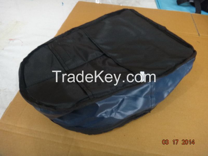 2014New arrival promotional backpack for student cheap 600D hide seam quality item 