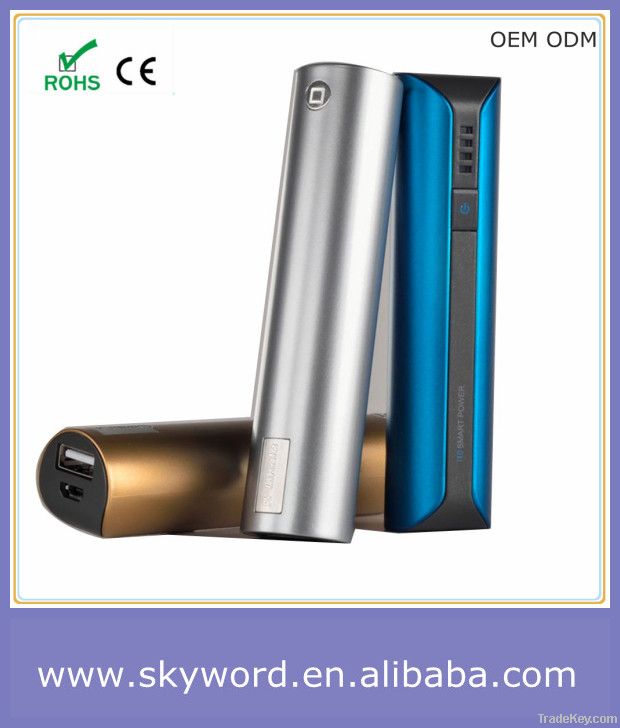 2600mAh superior quality rechargeable portable mobile power bank