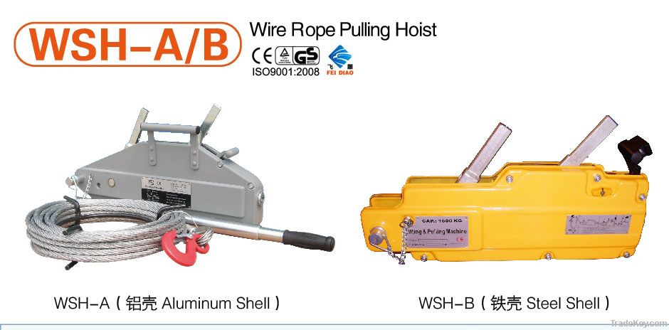 wire rope pulling hoist