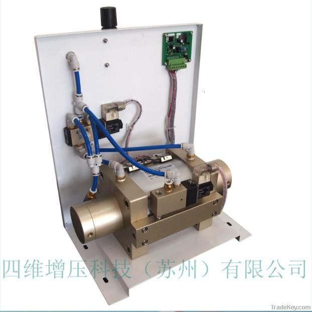 Pneumatic booster pump