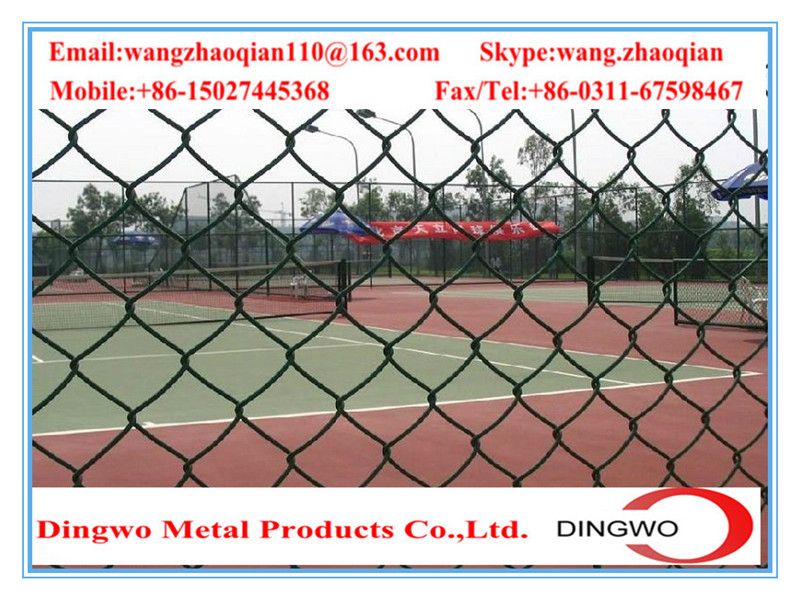 Pvc Coated Chain Link Fence,stainless Steel Chain Link Fence,galvanized Chain link fence,sport fence,garden fence,stadium fence,basketball playground fence,field fence