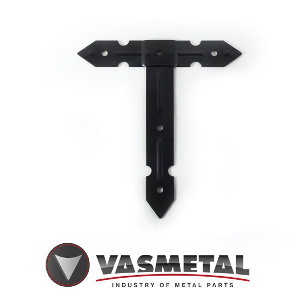 Steel splitted t-bracket for wood