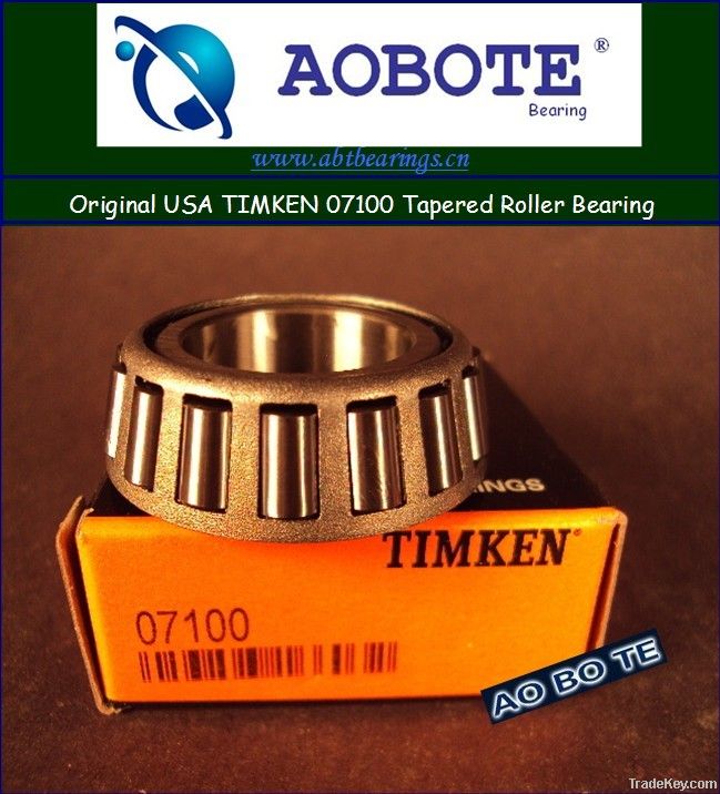 Original USA TIMKEN 07100 Tapered Roller Bearing