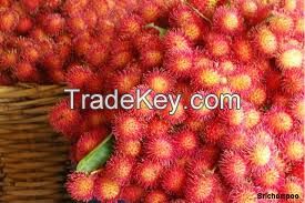 fresh rambutan