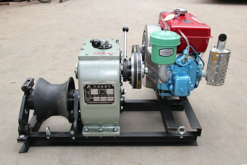 3 ton Diesel engine powered hoist winch