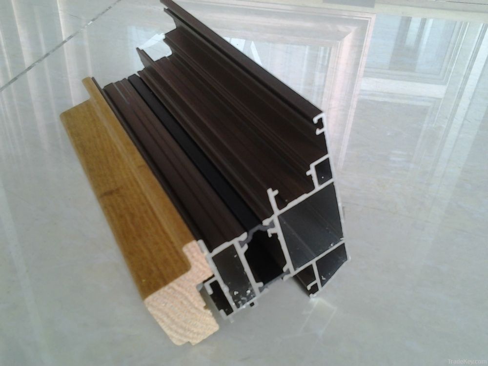 wood-aluminum composite profile