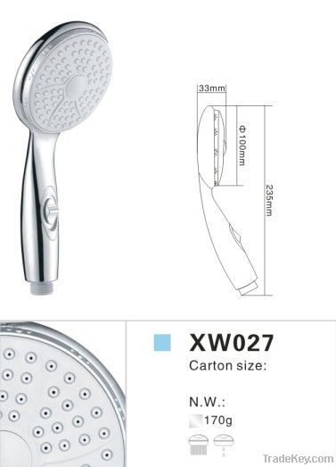 ABS PLASTIC HANDHELD SHOWER HEAD XW027