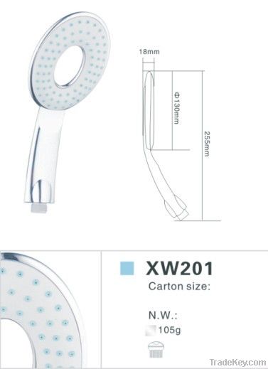 ABS PLASTIC HANDHELD SHOWER HEAD XW201