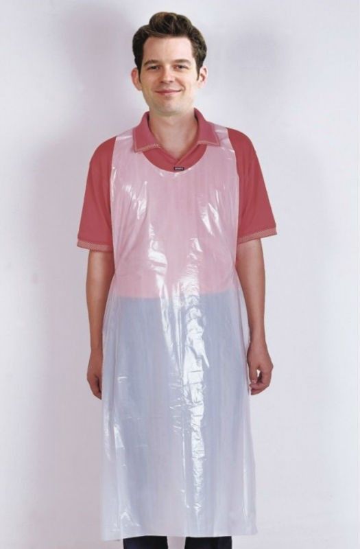 PE Plastic Kitchen Disposable Aprons