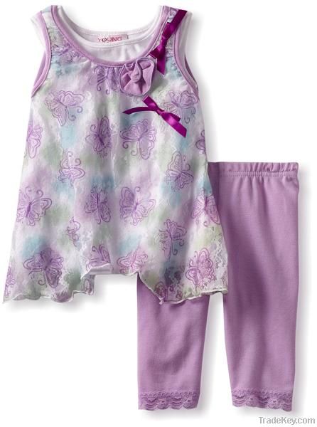 2pcs girls clothes wholesale