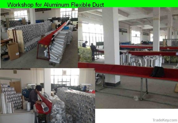 professional manufacturer 500mm aluminum flexible duct oem