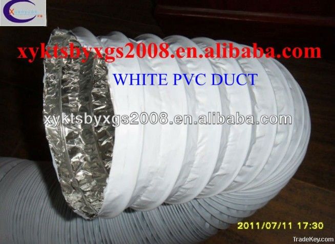 SINGLE LAYER COMBI PVC FLEXIBLE AIR DUCT OEM