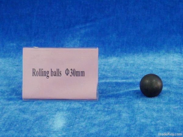 Rolling balls for iron mine