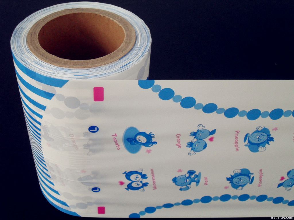 printed pe film used in diapers and sanitary napkin backsheet