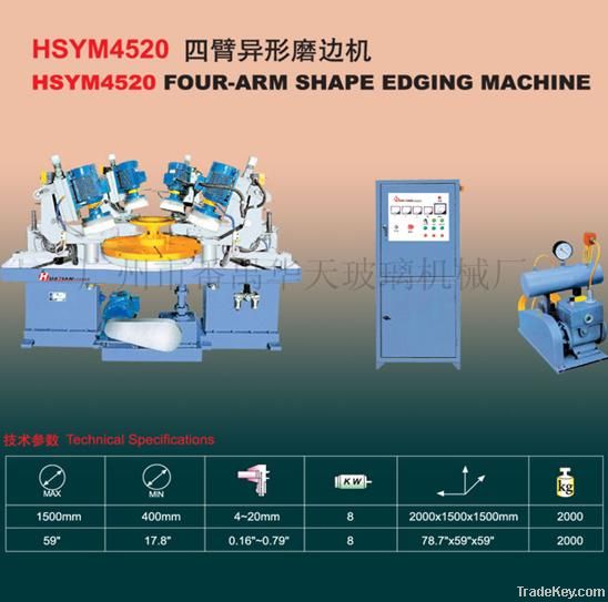 Four-arm Shape Edging Machine