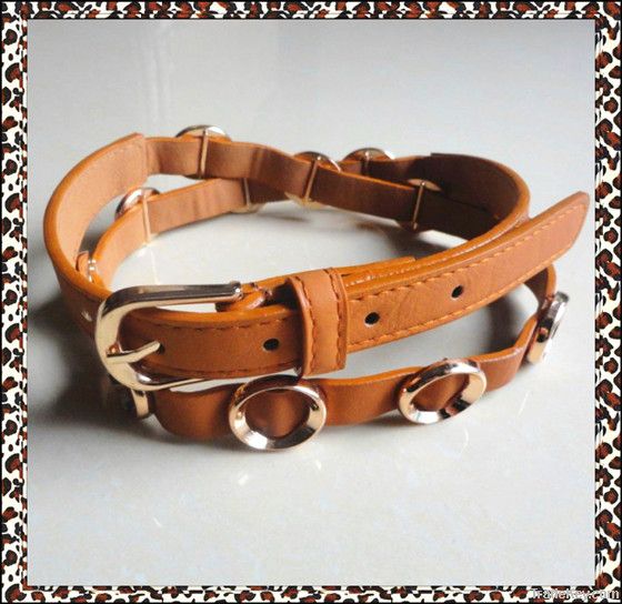 custom fashion PU women belt