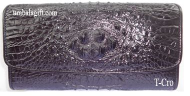 TCRO crocodile wallet for woman