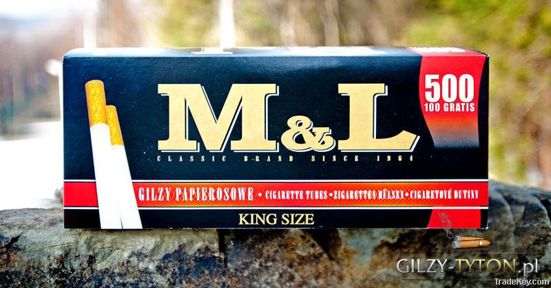 cigarette tubes M&L