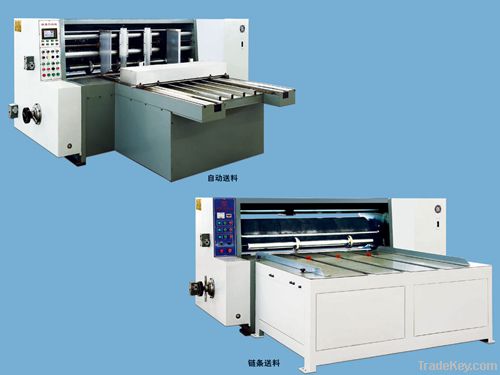 Semi-automatic rotary die cutting machine