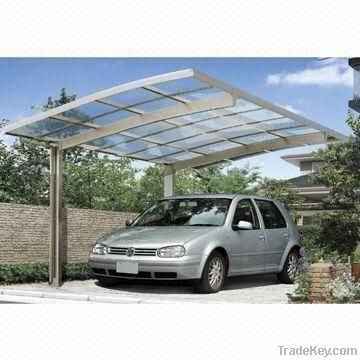 Good quality car Carport in garden