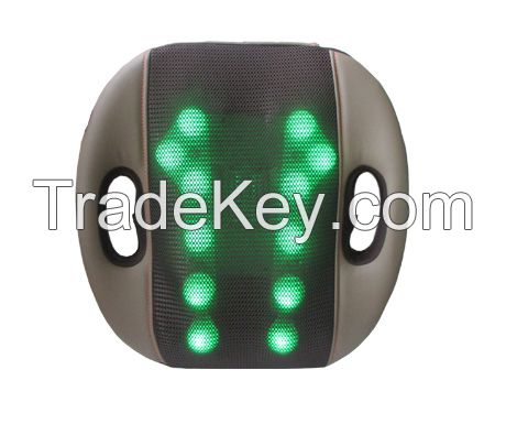 True 3D kneading back massage cushion with light heating function