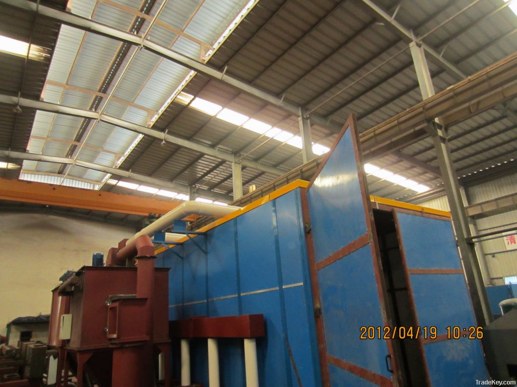 Wind Power Recycling Sandblasting Room