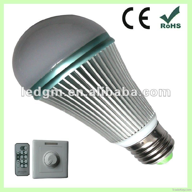 dimmable E27 7w led spot bulb light