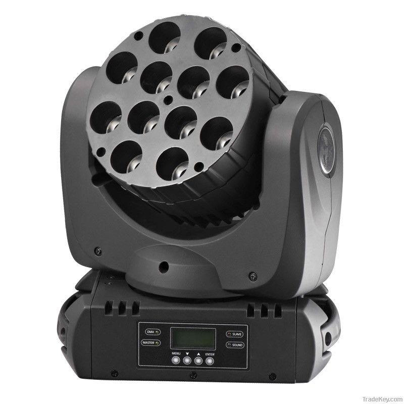 RGBW 4in1 12*10W multi color LED beam moving head light